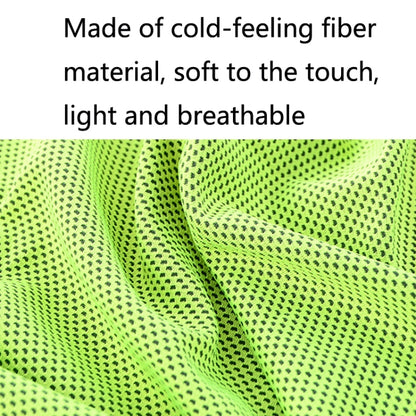Gym Sports Cold Feeling Sweat-Absorbent Quick-Drying Cold Towel, Quick-Drying Towel, Size: 100 x 30cm(Music Festival), Quick-Drying Towel, Size: 100 x 30cm(Fire), Quick-Drying Towel, Size: 100 x 30cm(Geometric Triangle)