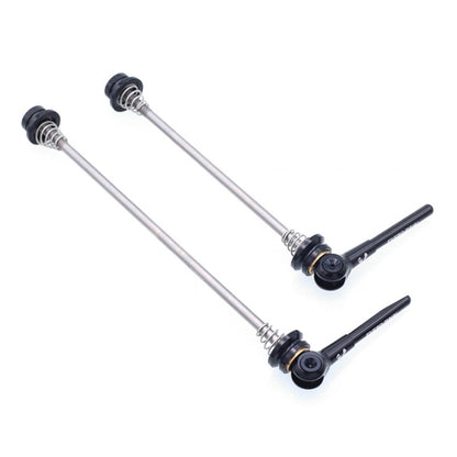 EVERDAWN Mountain Highway Bike Titanium Alloy Axis Quick Removal Rod Front And Rear Rollers Open Flower Drum Fixed Axis Trolley, 424 Red, 424 Black, 424 Titanium Color, 424 Gold