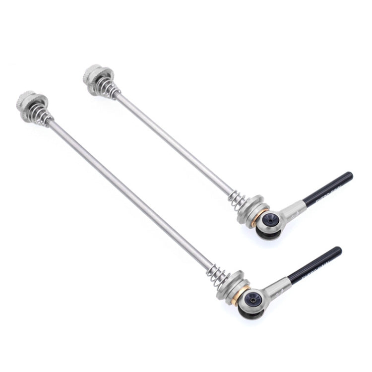 EVERDAWN Mountain Highway Bike Titanium Alloy Axis Quick Removal Rod Front And Rear Rollers Open Flower Drum Fixed Axis Trolley, 424 Red, 424 Black, 424 Titanium Color, 424 Gold