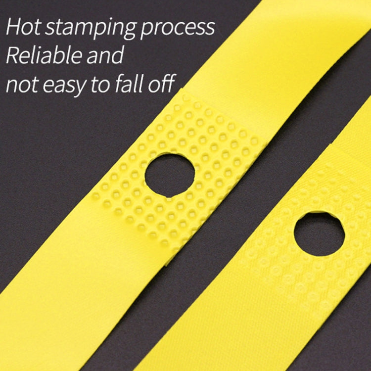 10 PCS Road Mountain Bike Anti-Stab Tire Pad Bicycle Wheel Set PVC Spoke Lining Tape, Red, Yellow