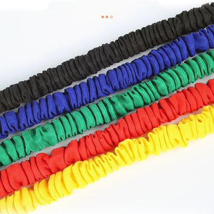 Bounce Trainer Fitness Resistance Band Boxing Suit Latex Tube Tension Rope Leg Waist Trainer, 60 Pounds, 80 Pounds, 100 Pounds, 120 Pounds, 140 Pounds, 150 Pounds