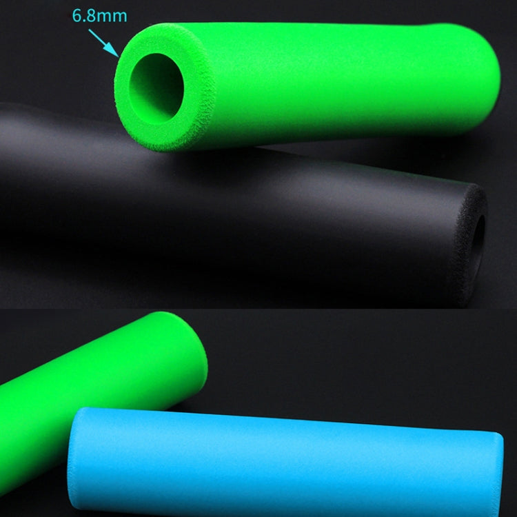 4 Pairs Mountain Folding Bicycle Silicone Foaming Sponge Handle Cover Rubber Shock Absorbing Anti-Slip Handle Set, 408, 418