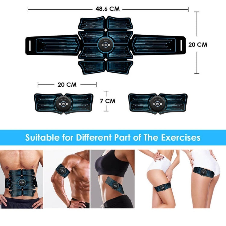 1082 EMS Muscle Training Abdominal Muscle Stimulator Home Fitness Belt, 1082 Abs Stickers(6 Pieces Blue Dot Belt), 1082 Abs Stickers(6 Pieces Orange Belts), 1082 Abs Stickers(8 Pieces Blue Human Word Belt), 1082 Abs Stickers(8 Pieces Blue Line Belt)