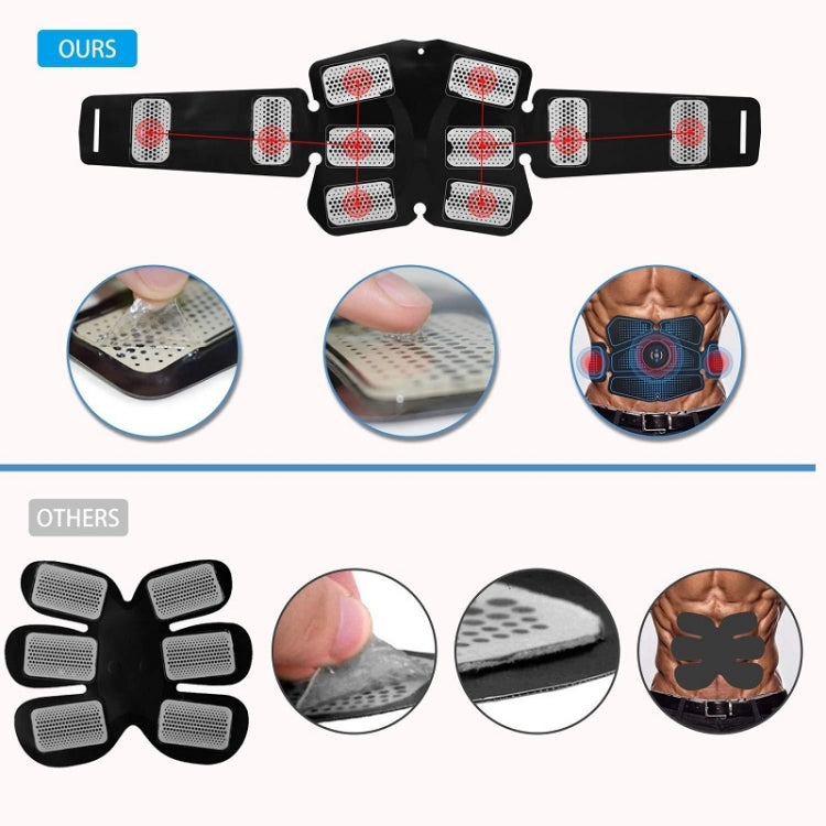 1082 EMS Muscle Training Abdominal Muscle Stimulator Home Fitness Belt, 1082 Abs Stickers(6 Pieces Blue Dot Belt), 1082 Abs Stickers(6 Pieces Orange Belts), 1082 Abs Stickers(8 Pieces Blue Human Word Belt), 1082 Abs Stickers(8 Pieces Blue Line Belt)