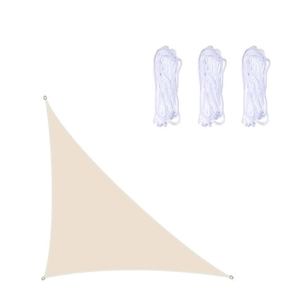 Triangle Outdoor Garden Sunshade Sail Waterproof Anti-UV Canopy, Size: 3m x 3m x 4.3m, 3m x 3m x 4.3m