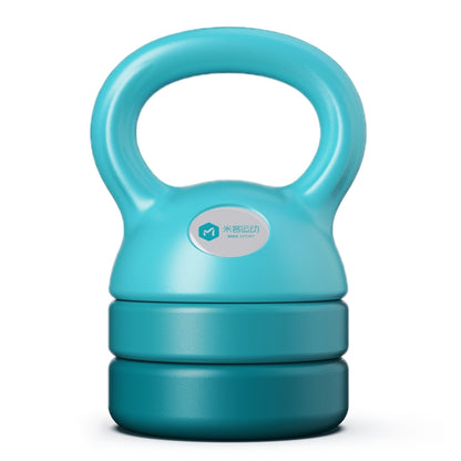 MIKE 12 Pounds Adjustable Fitness Kettlebell Home Squat Arm Muscle Training Equipment, Fitness Kettlebell (Gradient Blue), Fitness Kettlebell (Gradual Pink)