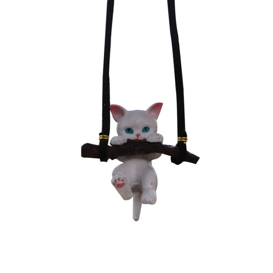 2 PCS Car Pendant Car Decoration Cat Pendant, Branches Cat
