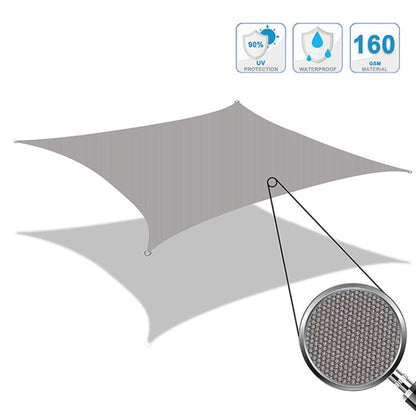 Triangle Outdoor Garden Sunshade Sail Waterproof Anti-UV Canopy, Size: 3.6m x 3.6m x 3.6m, 3.6m x 3.6m x 3.6m
