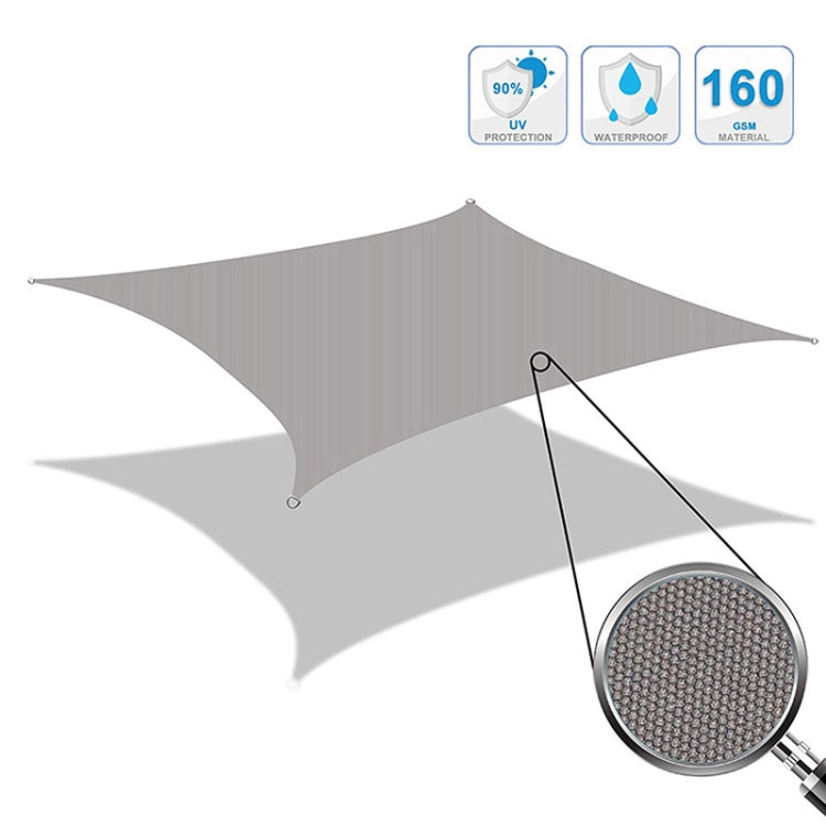 Triangle Outdoor Garden Sunshade Sail Waterproof Anti-UV Canopy, Size: 4.5m X 4.5m X 4.5m, 4.5m x 4.5m x 4.5m