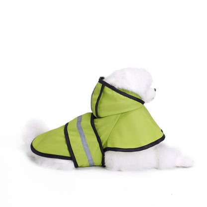 Pet Reflective Raincoat Large Dog Poncho, XS, S, M, L, XL, 2XL, 3XL, 4XL