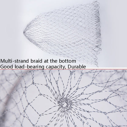 Foldable Stainless Steel Dip Net Head Fishing Net, Solid 40cm Big Mesh, Solid 45cm Big Mesh, Solid 50cm Big Mesh