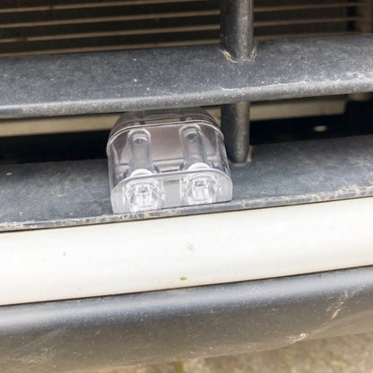 3 Pairs Hidden Animal Drive Car ABS Animal Alarm, Black, Transparent