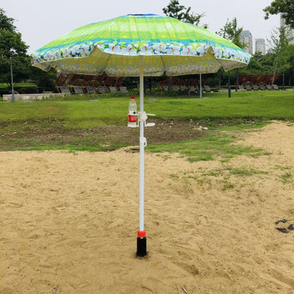 32mm Pipe Diameter Outdoor Beach Sun Umbrella Accessories Large Plastic Portable Spiral Ground Plug, 32mm Sun Umbrella Accessories