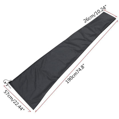 Outdoor Parasol Umbrella Waterproof And Dustproof Cover, 26x57x190cm, 25x55x230cm