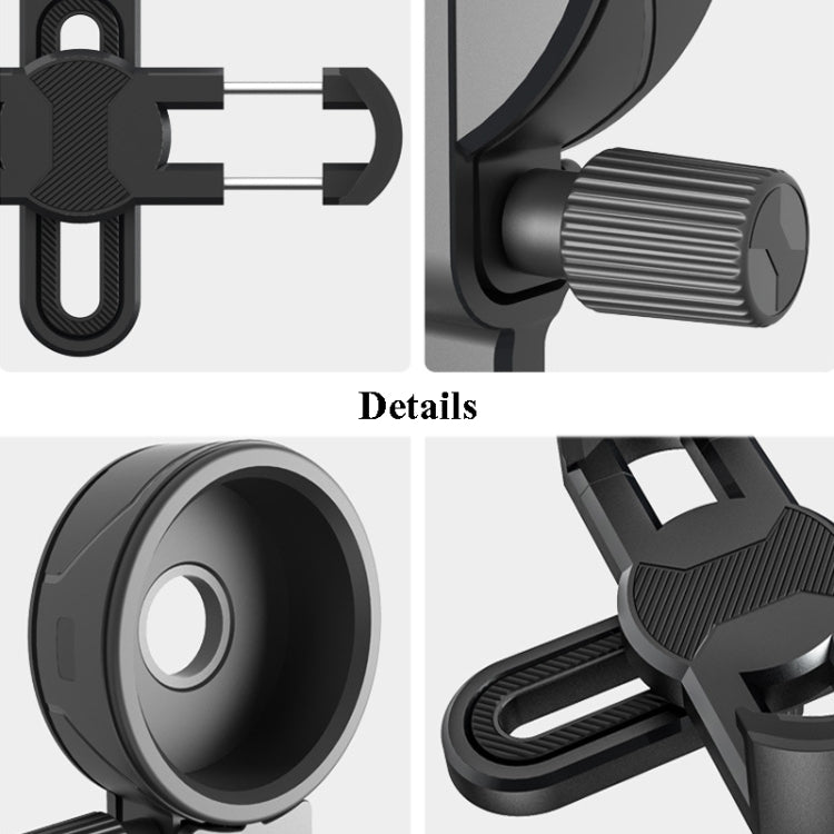 Eyeskey Telescope Phone Holder Camera Holder Telescope Universal Astronomical Mirror Phone Clip, CM-8M / S