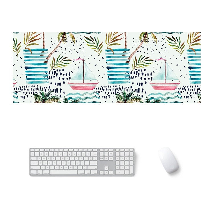 Office Learning Rubber Mouse Pad Table Mat, 800x300x5mm, 900x400x3mm, 900x400x4mm