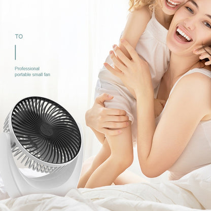 USB Desktop Fan Mini Home Dormitory Portable Fan, U Type (Black), U Type (Gold)
