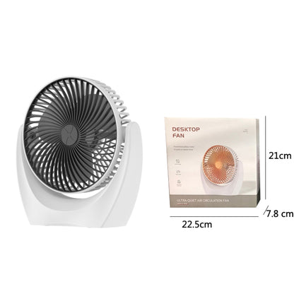 USB Desktop Fan Mini Home Dormitory Portable Fan, U Type (Black), U Type (Gold)