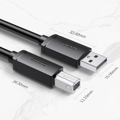 3 PCS Jasoz USB Printing Data Cable Oxygen-Free Copper Core, Cable Length:, 0.5m, 1m, 1.5m, 2m, 3m, 5m, 8m, 10m