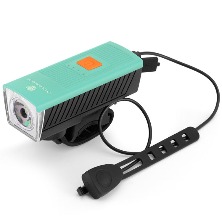 CYCLINGBOX BG-1811 Bicycle Charging Speaker Front Lamp USB Multi-Function Mountain Bike Accessories, Black, Red, Blue