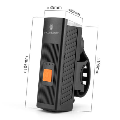 CYCLINGBOX BG-1811 Bicycle Charging Speaker Front Lamp USB Multi-Function Mountain Bike Accessories, Black, Red, Blue