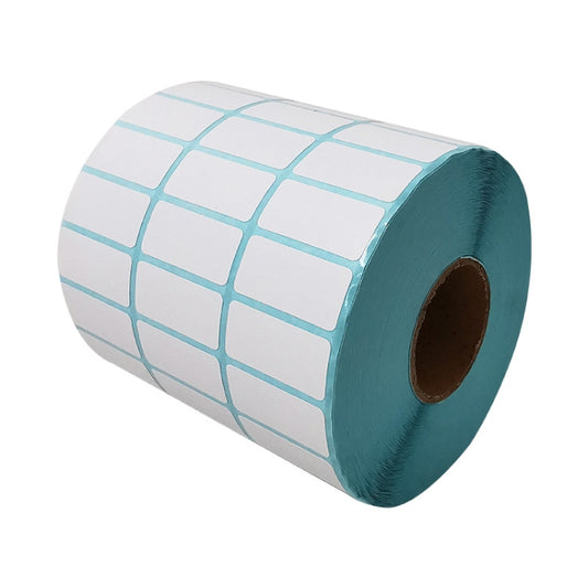 Three-Proof Thermal Paper Three-Row Bar Code Non-Adhesive Printing Paper, 25 x 15mm (10000 Pieces), 30 x 15mm (10000 Pieces), 30 x 20mm (10000 Pieces), 30 x 25mm (5000 Pieces), 32 x 25mm (5000 Pieces), 32 x 19mm (5000 Pieces), 32 x 15mm (5000 Pieces)
