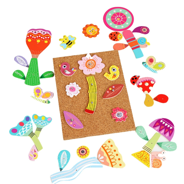 MQY-9988 Early Childhood Education Puzzles Baby Wooden Puzzle Toys, Traffic, Plant, Space, Animal