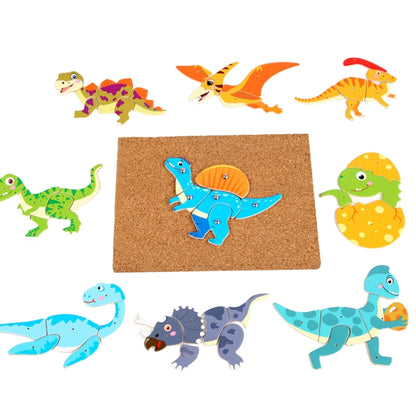 MQY-9988 Early Childhood Education Puzzles Baby Wooden Puzzle Toys, Traffic, Plant, Space, Animal