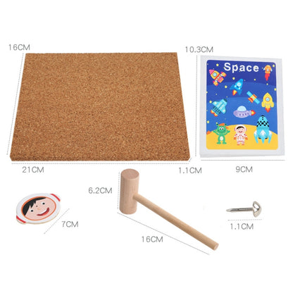 MQY-9988 Early Childhood Education Puzzles Baby Wooden Puzzle Toys, Traffic, Plant, Space, Animal