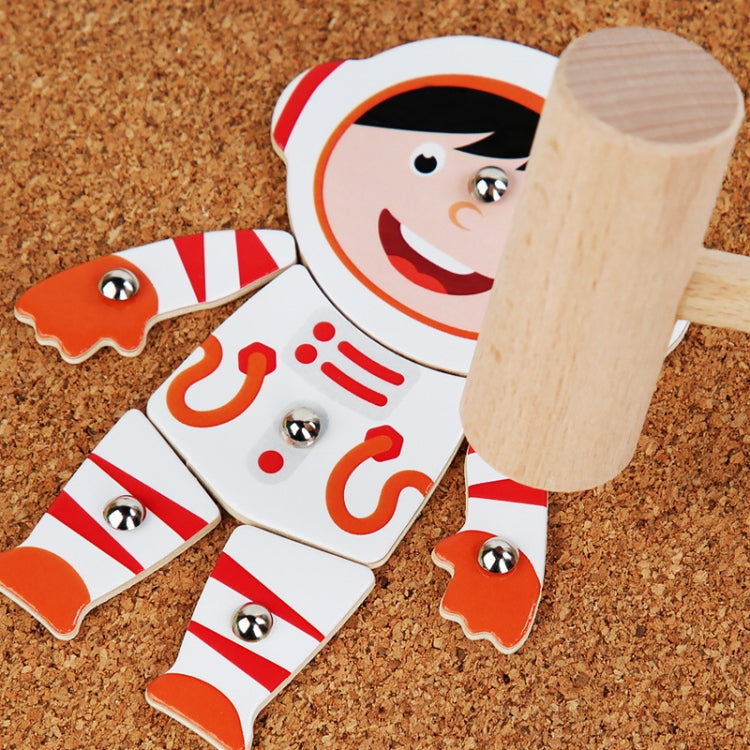 MQY-9988 Early Childhood Education Puzzles Baby Wooden Puzzle Toys, Traffic, Plant, Space, Animal
