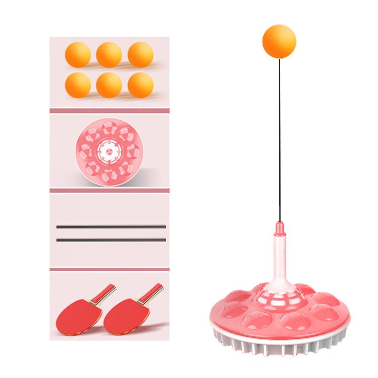 Household Suction Cup Self-Training Elastic Flexible Shaft Children Parent-Child Training Table Tennis Trainer, Style:, 2 Poles 6 Balls (Blue), 2 Poles 6 Balls (Pink), 2 Poles 6 Balls (Red), 3 Poles 8 Balls (Blue), 3 Poles 8 Balls  (Pink)