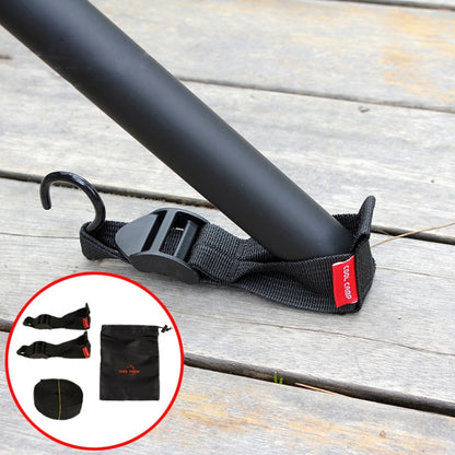 COOL CAMP CF-711 Pyramid Tent Pole Retainer Tent Accessories Canopy Pole Fixed Adjustment Buckle