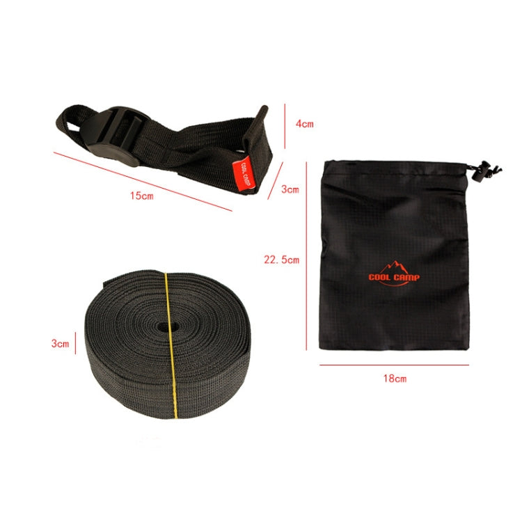 COOL CAMP CF-711 Pyramid Tent Pole Retainer Tent Accessories Canopy Pole Fixed Adjustment Buckle