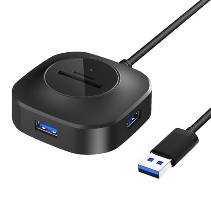 3 x USB Port + TF/SD Card Reader Computer Notebook High-Speed Hub Splitter, H25-2.0, H25-3.0