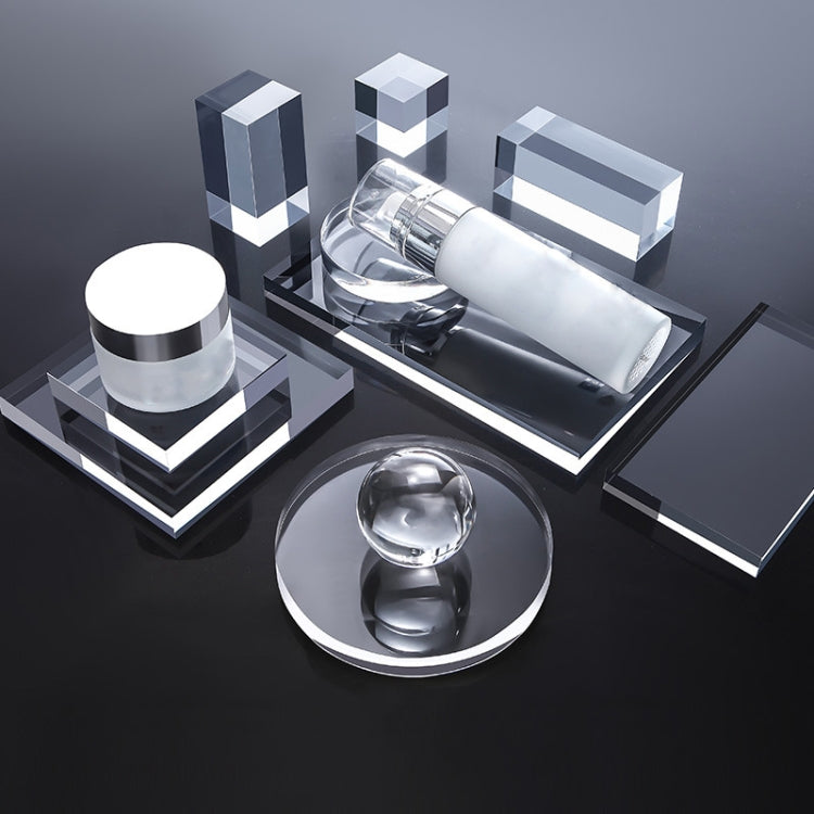 Transparent Acrylic Geometric Photo Props Photography Background Plate Ornaments, 2 PCS Square 8x8x1.5cm, Square 12x12x1.5cm, 2 PCS Round 8x1.5cm, Round 12x1.5cm, Rectangular 15x8x1.5cm, Rectangular 20x12x1.5cm, Rectangular 19.5x9.4x1cm...