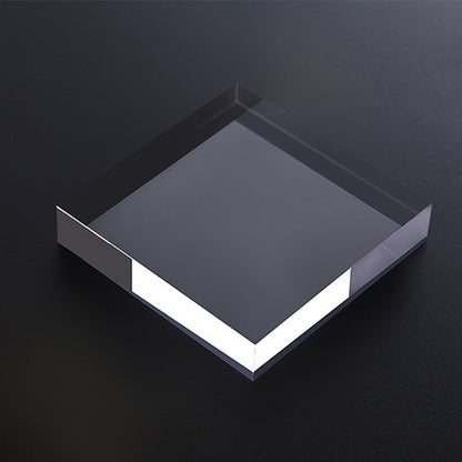 Transparent Acrylic Geometric Photo Props Photography Background Plate Ornaments, 2 PCS Square 8x8x1.5cm, Square 12x12x1.5cm, 2 PCS Round 8x1.5cm, Round 12x1.5cm, Rectangular 15x8x1.5cm, Rectangular 20x12x1.5cm, Rectangular 19.5x9.4x1cm...