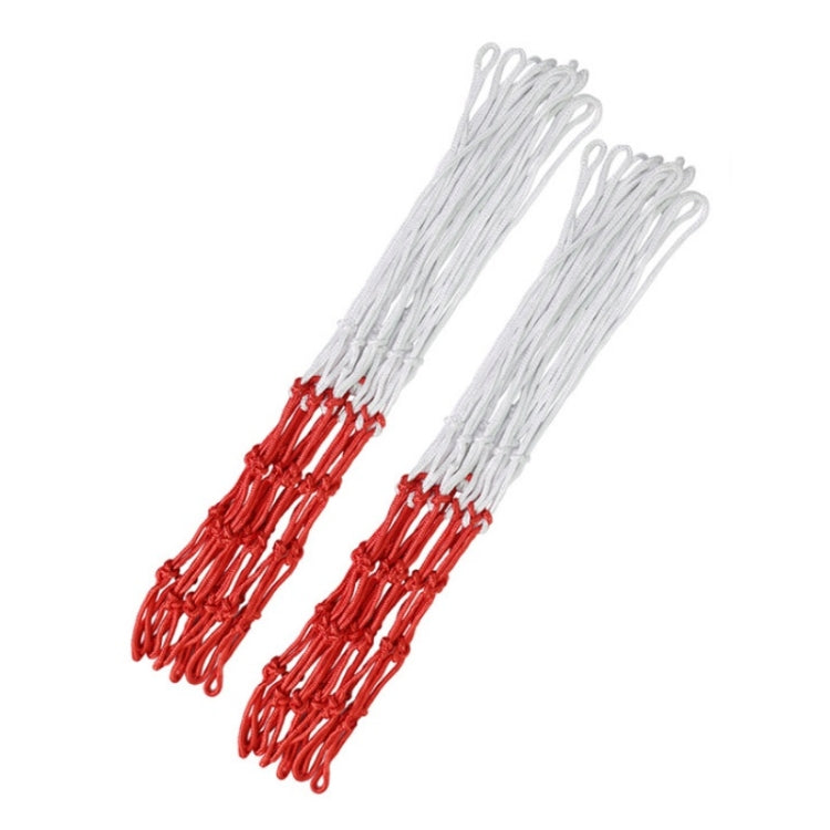 Outdoor Round Rope Basketball Net, Colour: 5.0mm Long Heavy Polyester(Red White Blue), 5.0mm Long Heavy Polyester(Red White Blue), 5.0mm Heavy Polyester(White Red Blue), 5.0mm Heavy Polyester(White Red), 5.0mm Heavy Polyester(White)
