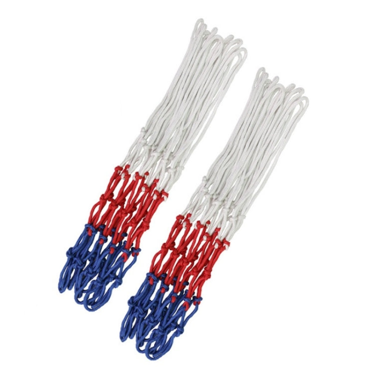 Outdoor Round Rope Basketball Net, Colour: 5.0mm Long Heavy Polyester(Red White Blue), 5.0mm Long Heavy Polyester(Red White Blue), 5.0mm Heavy Polyester(White Red Blue), 5.0mm Heavy Polyester(White Red), 5.0mm Heavy Polyester(White)
