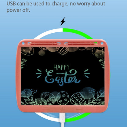 15inch Charging Tablet Doodle Message Double Writing Board LCD Children Drawing Board, Monochrome Lines (Blue), Monochrome Lines (Pink), Monochrome Lines (Black), Blue Colorful Lines (Blue), Colorful Lines (Pink), Colorful Lines (Black)