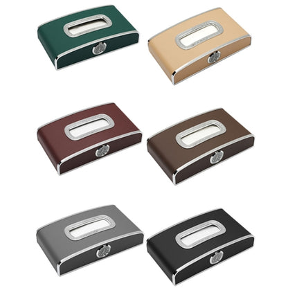Car Clock Tissue Box Multi-Function Vehicle Instrument Table Paper Towel Box, Style:, Clock+Parking Card (Green), Clock+Parking Card (Ivory), Clock+Parking Card (Agate), Clock+Parking Card (Black), Clock+Parking Card (Gray)
