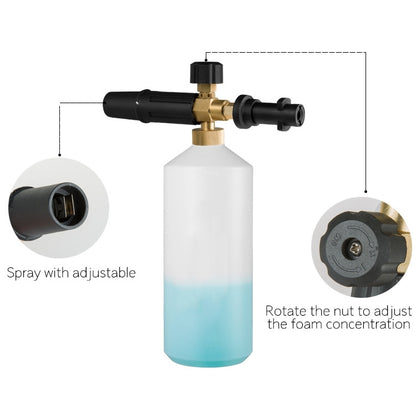 High Pressure Car Wash Foam Pot Copper Spray Head PA Pot, Copper Spray Head PA Pot