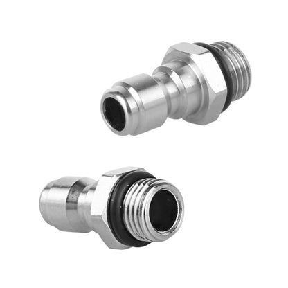 2 Sets High Pressure Spray Head Fast Insertion 1/4 Quick Pure Copper Joint, 1/4 Quick Pure Copper Joint