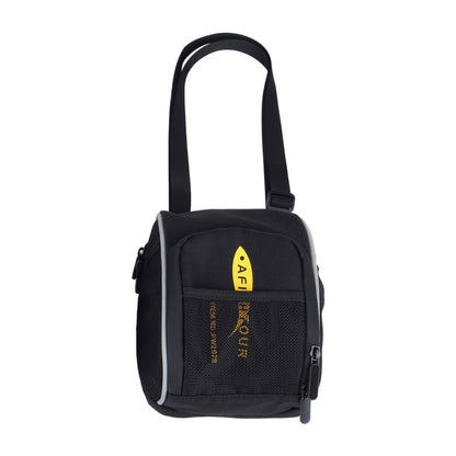 AFISHTOUR FB2042 Outdoor Sports Bicycle Front Package Waterproof Bike Head Bag, White, Yellow