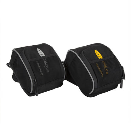 AFISHTOUR FB2042 Outdoor Sports Bicycle Front Package Waterproof Bike Head Bag, White, Yellow