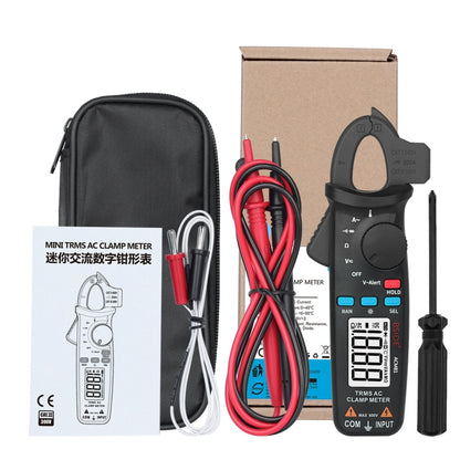 BSIDE ACM81 Digital Clamp Meter Auto-Rang 1mA Accuracy 200A Current DC AC Multimeter, ACM81 Black