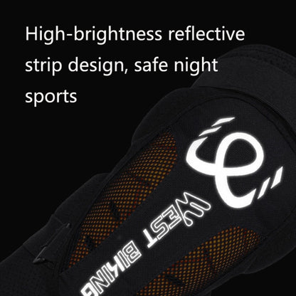 WEST BIKING YP1301056 Sports Knee Pads Cycling Running Non-Slip Knee Joint Covers, Style:, Single Left, Single Right, A Pair