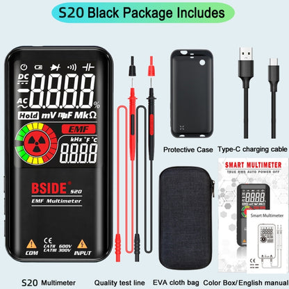 BSIDE S20 Intelligent Large Screen Electromagnetic Radiation Multimeter Tester, S20