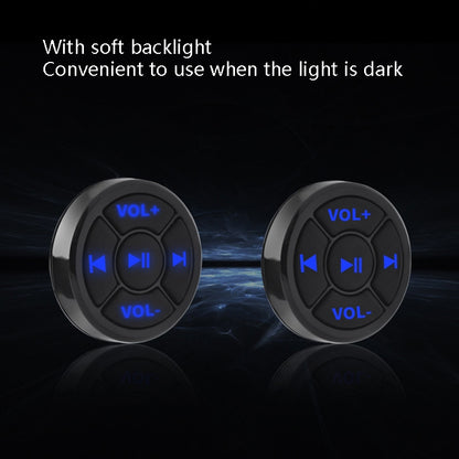 Car Mobile Phone Remote Control Bluetooth Wireless Multimedia Button Remote Control Music Playback Selfie, Black, Black With Buckle