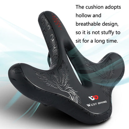 WEST BIKING YP1602797 Bicycle Hollow Seat Night Riding With Warning Tail Light Seat, YP1602797
