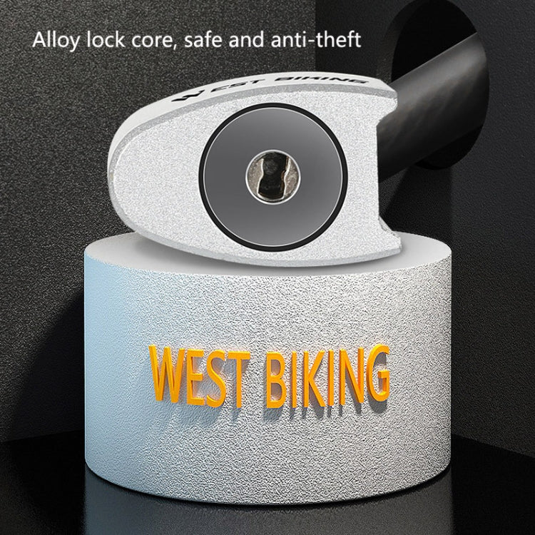 WEST BIKING YP0705066 Lengthen Steel Cable Lock Motorcycle Mountain Bike Bicycle Anti-Theft Lock, WEST BIKING YP0705066